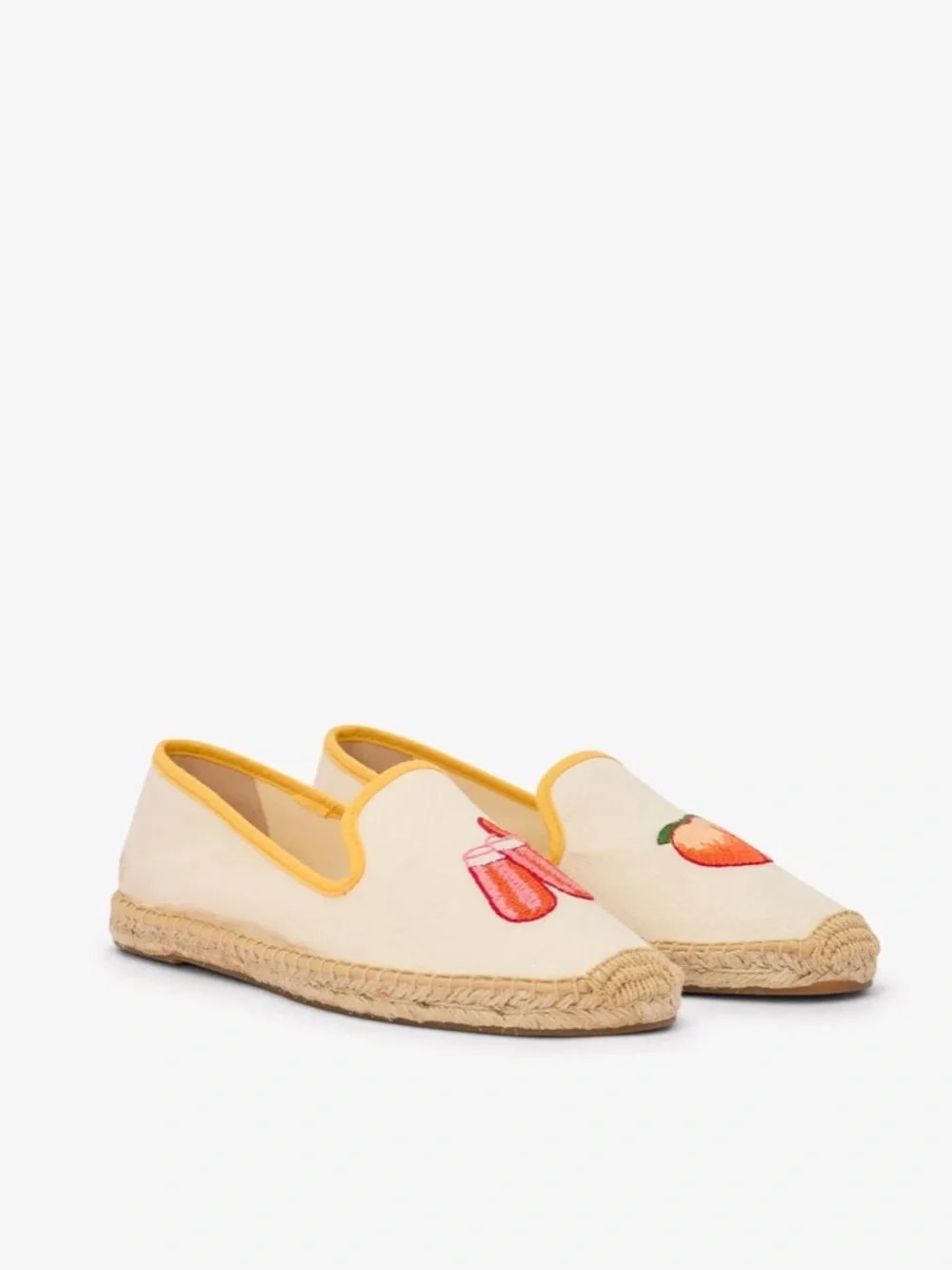 Soludos cream canvas